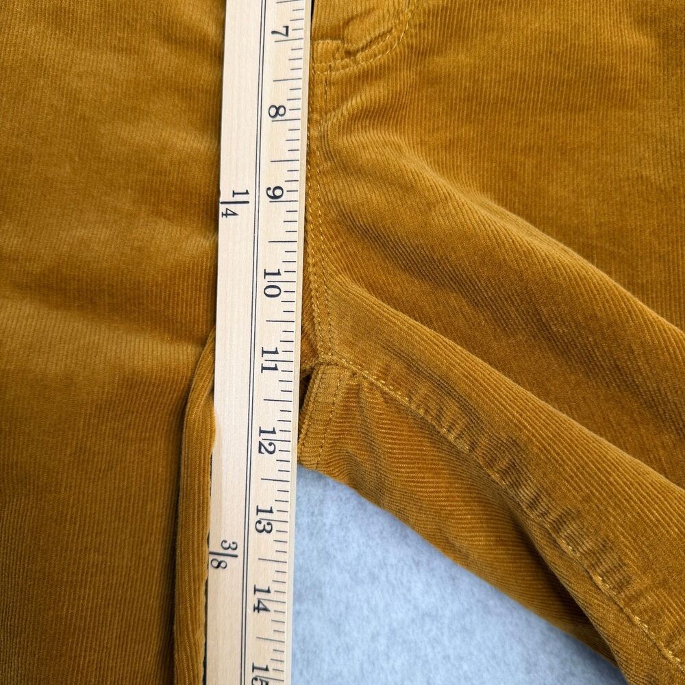 J Crew Corduroy Pants Womens 32x26 Brown Slim Straight Stretch Casual - Picture 7 of 11